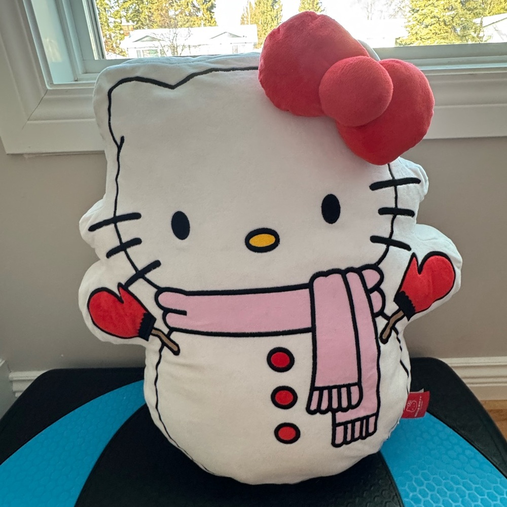 🔴SOLD!🔴
 Hello Kitty Winter Snowman Plush Pillow